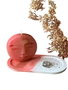 Aberto Design Glamour Candle 21ST - Set de Velas de Concreto Rojo y Blanco